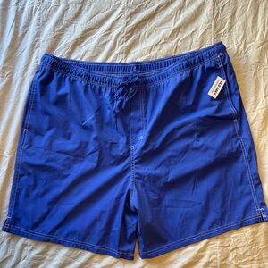 Old Navy Men's Royal Blue Athletic Swim Shorts